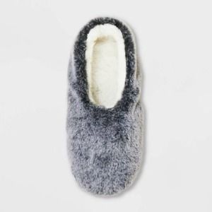 Women's Faux Fur Cozy Pull-On Slipper Socks NWT